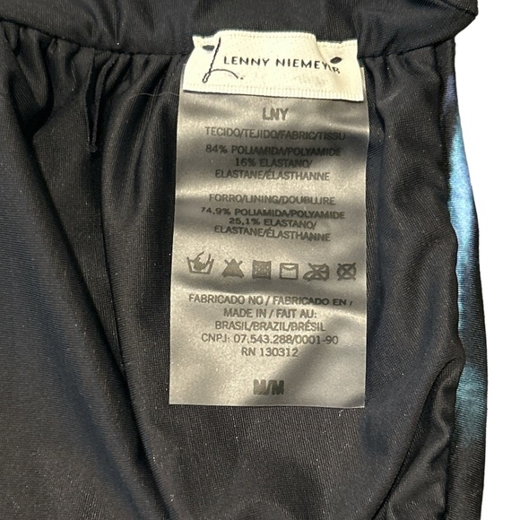 Luxury Lenny Niemeyer Bikini set. Bottom LG top M. Blue swirl design. - Picture 6 of 6